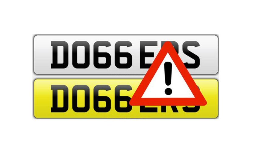 Rude or embarrassing? The DVLA has your number.                                                                                                                                                                                                           