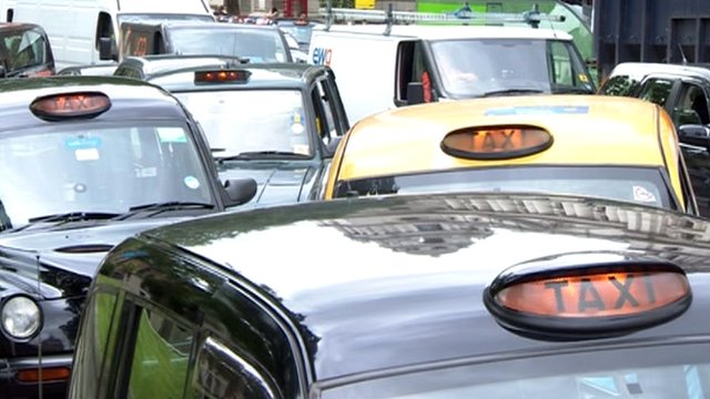 Black cabs come to a standstill over Games Lanes ban                                                                                                                                                                                                      